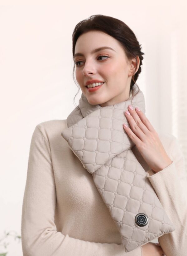 Electric Heating Scarf 3 Gear Heating Pads Outdoor Warm Heated Scarf USB Heater Thermal Shawl Neck Brace Warm Bib For Women Men - Image 5