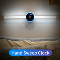 Smart Cabinet Light Clock Timing Sensor Light Removable LED Wardrobe Light Manual Sweep Switch Light - Image 6