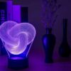 Twist Abstract LED 3D Night Light Touch Colorful Acrylic 3D Table Lamp Decoration Lighting Baby Sleeping Mood Lamp Best Gift - Image 4