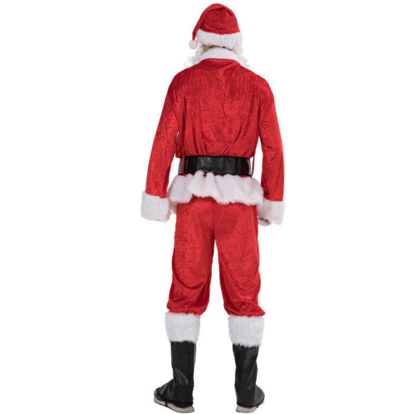 Plus Size Santa Claus Costume For Adults Men Women Christmas Carnival Cosplay Red Plus Size Suit Fancy Costumes - Image 6