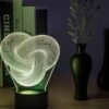 Twist Abstract LED 3D Night Light Touch Colorful Acrylic 3D Table Lamp Decoration Lighting Baby Sleeping Mood Lamp Best Gift - Image 6