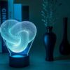Twist Abstract LED 3D Night Light Touch Colorful Acrylic 3D Table Lamp Decoration Lighting Baby Sleeping Mood Lamp Best Gift - Image 5