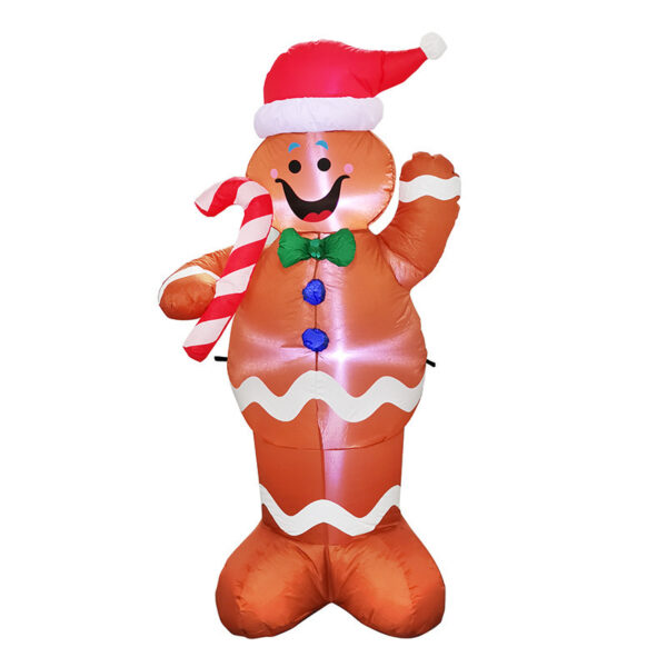 Christmas LED Lights Glowing Santa Tree Snowman Inflatable Doll Outdoor Yard Garden Decor - Image 10