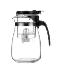 Glass Tea Set, Teapot, Stainless Steel Filter, Flower Teapot, Cup - Image 5