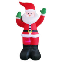 Christmas LED Lights Glowing Santa Tree Snowman Inflatable Doll Outdoor Yard Garden Decor - Image 8