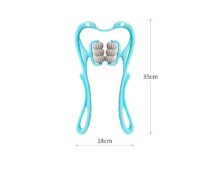 Multifunctional Manual Six-wheel Neck Massager Massage Relieve Roller Massage Tool - Image 3