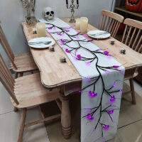 Halloween LED Willow Vine String Light Cool Cartoon Bat Pumpkin Decoration For Indoor Outdoor Party House Decor - Image 2