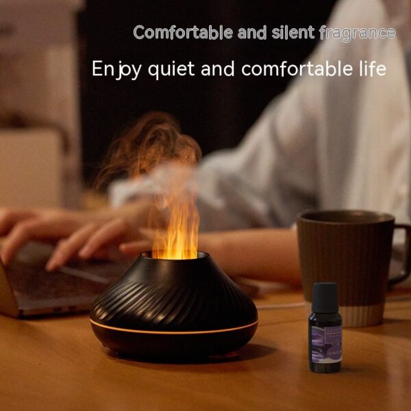 USB Household Small Colorful Flame Aroma Diffuser - Image 5