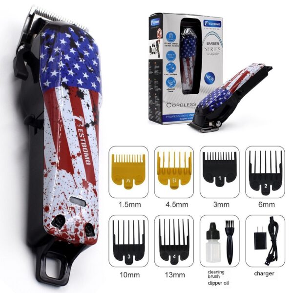 Oil Head Trim Hair Graffiti Hair Scissors Professional Electric Hair Clipper - Image 2