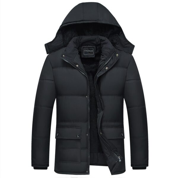 Middle-aged And Elderly Men's Cotton-padded Jacket - Image 7