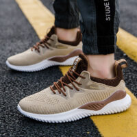 Flying Woven Shoes Breathable Men's Shoes Sports Casual Shoes Running Shoes