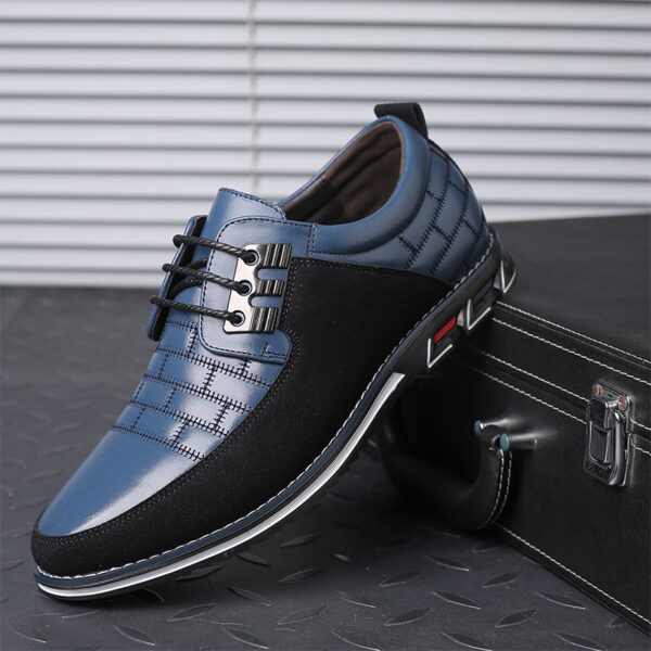 Casual Leather Shoes Men's Shoes British Shoes - Image 2