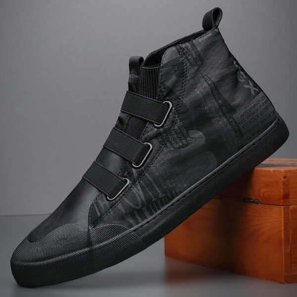 Men's High-top Camouflage Canvas Shoes Youth Fashion Casual Shoes - Image 5