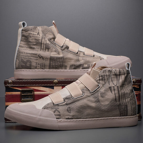 Men's High-top Camouflage Canvas Shoes Youth Fashion Casual Shoes - Image 7