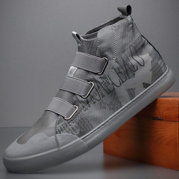 Men's High-top Camouflage Canvas Shoes Youth Fashion Casual Shoes - Image 9