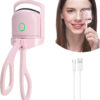 Eyelash Curler Portable Electric Heated Comb Eye Lash Long Lasting Eyelashes Curls Thermal Eyelash Curler Makeup Tools Heated Eyelash Curlers,Rechargeable Electric Eyelash Curler,Handheld Eyelash Heat - Image 8