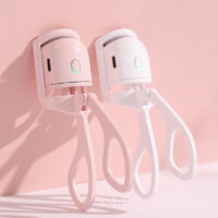 Eyelash Curler Portable Electric Heated Comb Eye Lash Long Lasting Eyelashes Curls Thermal Eyelash Curler Makeup Tools Heated Eyelash Curlers,Rechargeable Electric Eyelash Curler,Handheld Eyelash Heat - Image 3