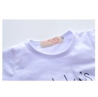 Infant Baby Girls Clothes Daddy's Little Girl T-shirt Cartoon Pants Headband Toddler Outfits Clothing Set - Image 5