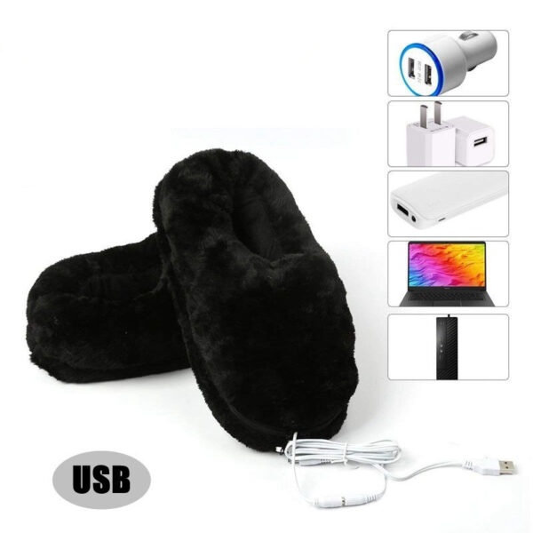 Warmer Heated-Slipper Electric-Feet Portable Winter Soft Home Usb-Pad Cold-Relief-Gift - Image 4