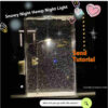 Magic Snowy Landscape Night Lights Small Street Light Snowy Flowing Night DIY Christmas Lights Christmas Desktop Decor Handmade - Image 6