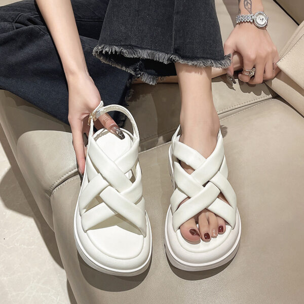 Women's Platform Sandals Platform Shoes Fashionable Skirt Fairy Style - Image 6