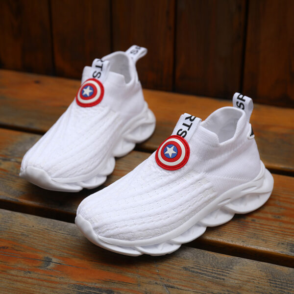 Children's Shoes Men's Knitted Shoes Small White Shoes - Image 3