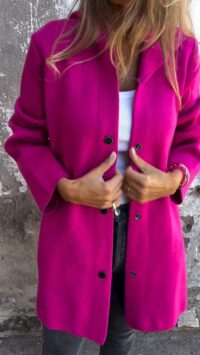 Casual Hooded Single-Breasted Cardigan Fashion Loose Solid Color Jacket Spring And Autumn Women's Clothing - Image 7