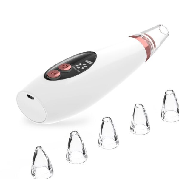 Blackhead Pore Vacuum Cleaner Nose Cleanser Blackheads Remover Blackhead Acne Removal Button Face Suction Beauty Skin Care Tool - Image 3