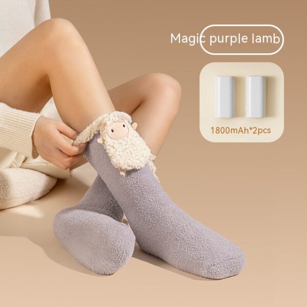 Smart Feet Warmer Electric Heating Socks Warm And Cute - Image 5