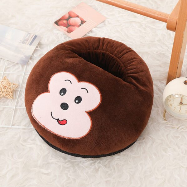 USB Plug-in Power Bank Heating Plush Feet Warmer - Image 4