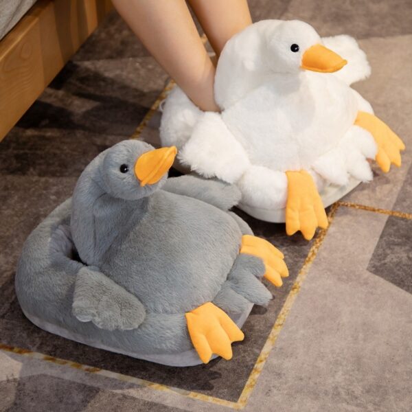 Cartoon Big Goose Feet Warmer Plug Electric Heating Detachable Winter Plush Warm Home