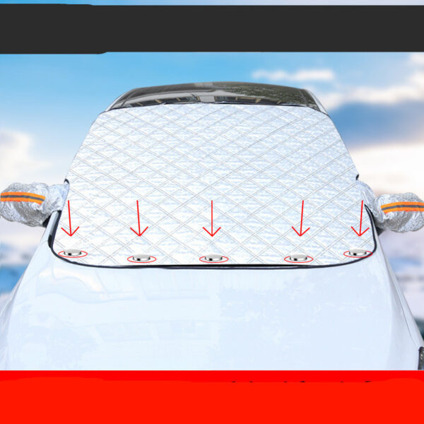 Magnetic Anti Frost And Anti Freeze Snow Cover For Automobile Snow Gear In Winter - Image 4