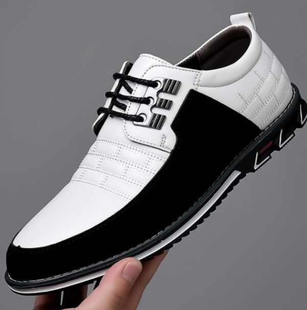 Casual Leather Shoes Men's Shoes British Shoes - Image 3