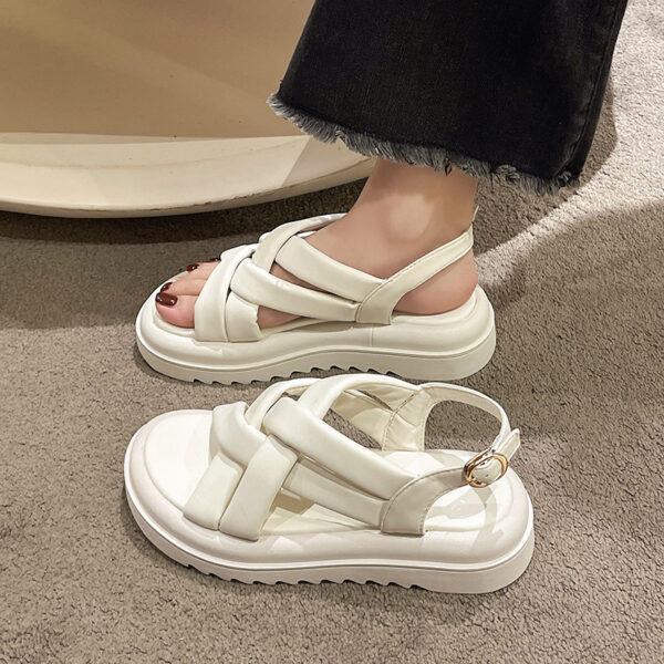 Women's Platform Sandals Platform Shoes Fashionable Skirt Fairy Style - Image 2