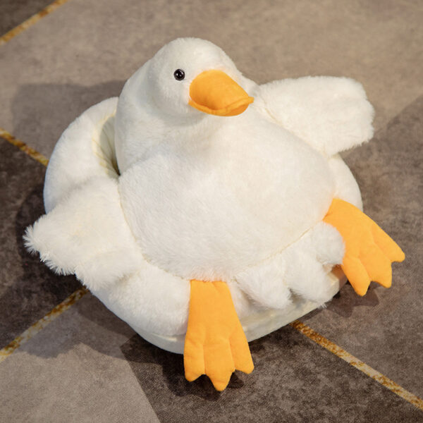 Cartoon Big Goose Feet Warmer Plug Electric Heating Detachable Winter Plush Warm Home - Image 7