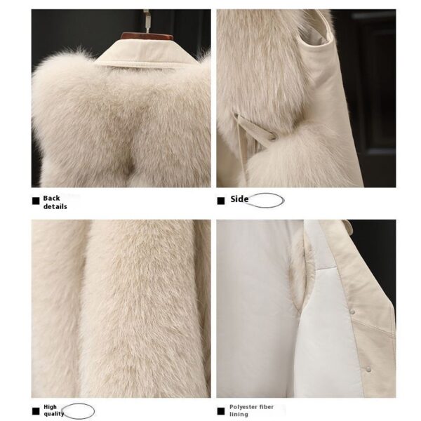 Fur Vest Short Coat Autumn And Winter New Patchwork Winter Fox Fur Jacket Women Short Artificial Fur Coat Elegant Female Warm Vest - Image 4