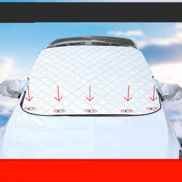 Magnetic Anti Frost And Anti Freeze Snow Cover For Automobile Snow Gear In Winter - Image 5