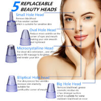 Blackhead Remover Instrument Black Dot Remover Acne Vacuum Suction Face Clean Black Head Pore Cleaning Beauty Skin Care Tool - Image 4