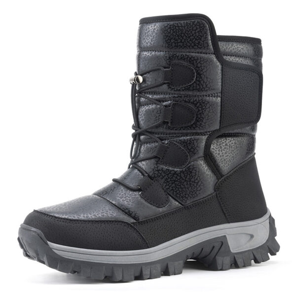 Men And Women Fleece-lined Warm Snow Boots - Image 3