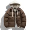 Loose Candy Color Warm-keeping Cotton Clothing Male