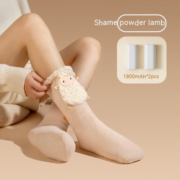 Smart Feet Warmer Electric Heating Socks Warm And Cute - Image 6