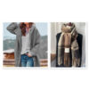 Women's Temperament Thickened Tweed Medium-length Trench Coat - Image 8