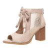 Large Size Thick Heel High Heels Women's Bow Sandals - Image 4