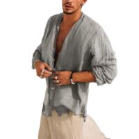 Half Sleeve Shirt Men's Clothing Handsome Trendy Casual - Image 2